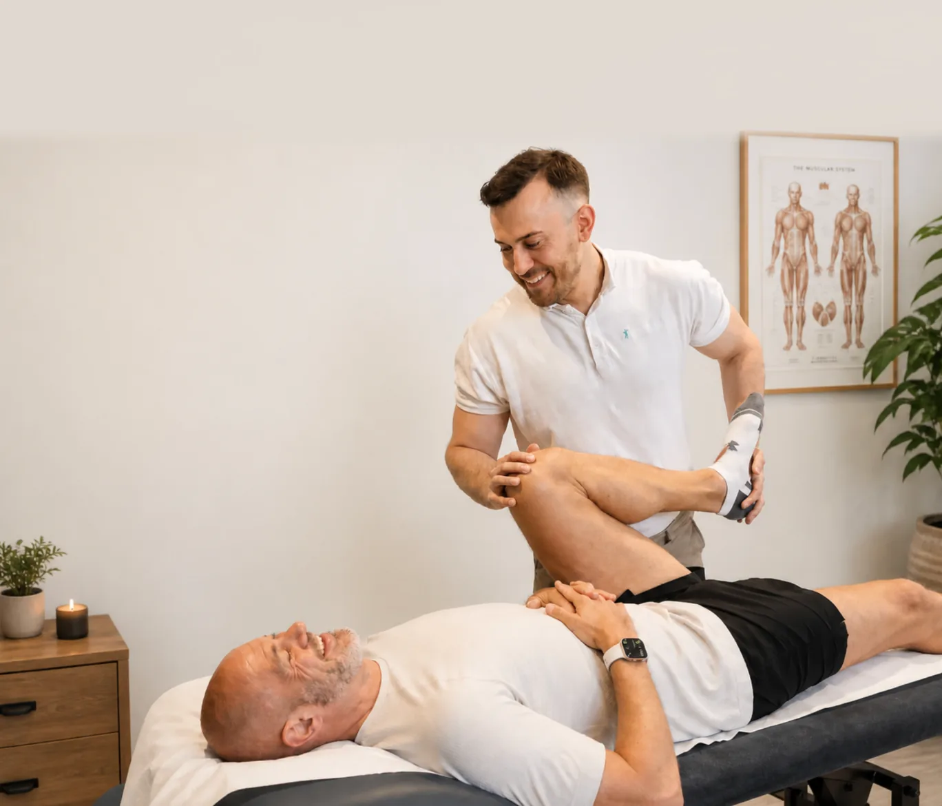 Patient treatment at BetterMe Physiotherapy